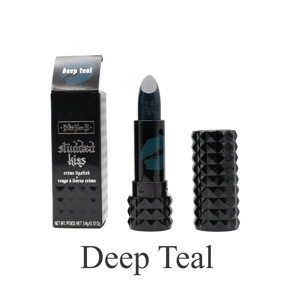 Kat Von D - Studded Kiss Lipstick‎ - Deep Teal - 0.10 oz / 3.0g